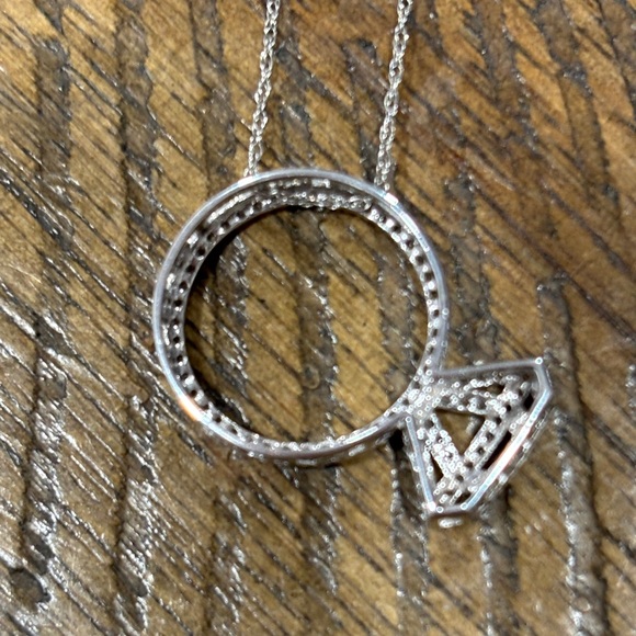Engagement Ring Necklace - Picture 5 of 5